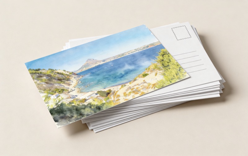 Postales Imprenta Botella
